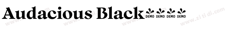 Audacious Black字体转换